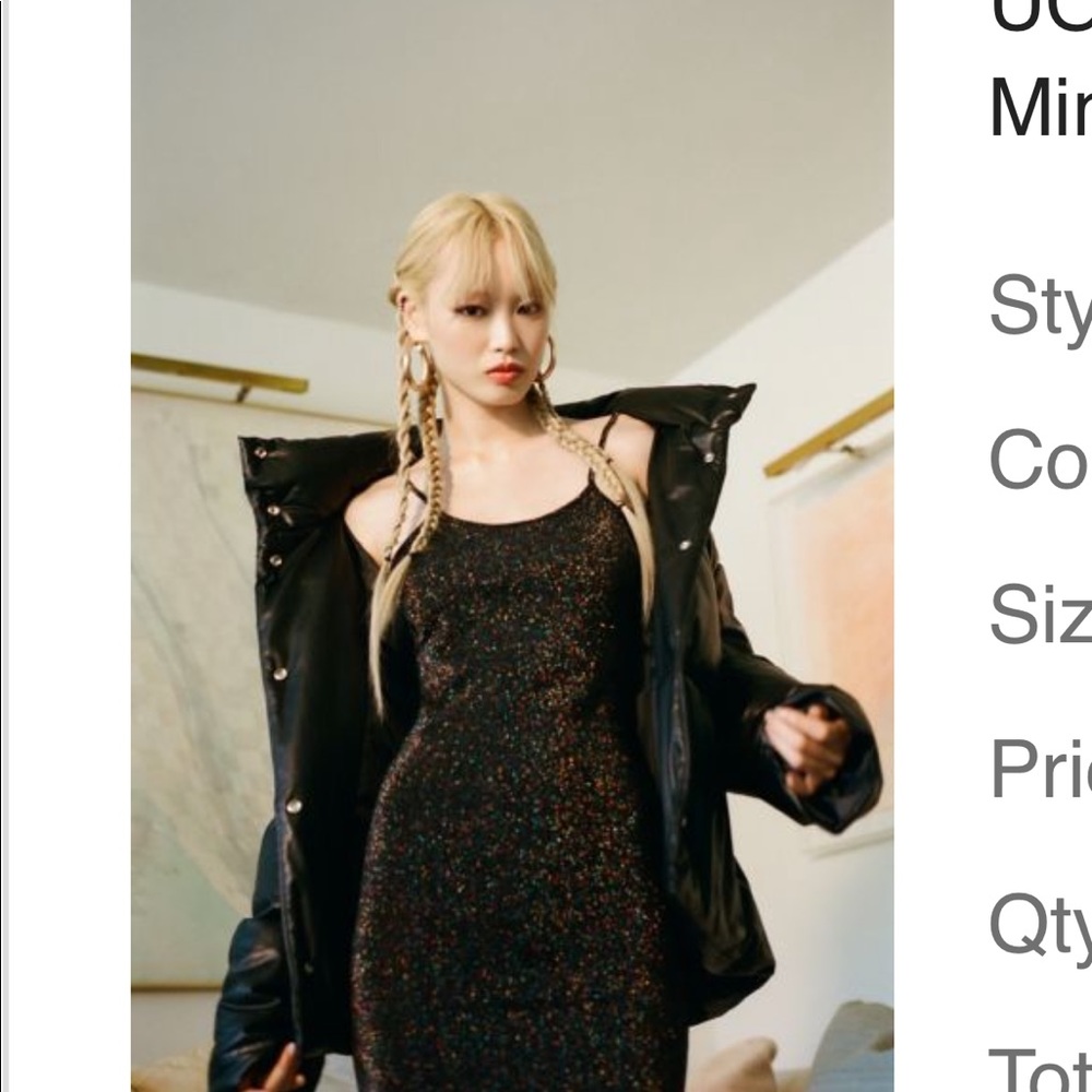 Urban Outfitters Sparkle Dress